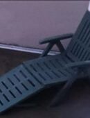 2 gebrauchte Gartenrolliegen Kunststoff dunkelgrün + dunkelblau zusammenklappbar Kettler u.a. je 25 € in 38315