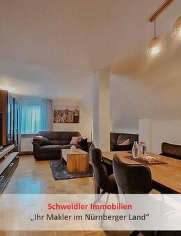 4 Räume, Traumbalkon, Garten, EBK & Garage in Nürnberg Süd/West - Nürnberg
