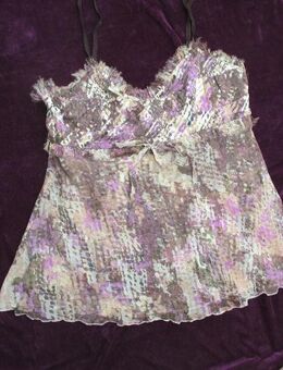 NEU mit ETIKETT * Edel * exklusive * Elfen * Seiden * Spaghetti * Träger * Baby Doll * Style * Blusen * Top * Bustier "DIANE von FÜRSTENBERG" Gr. 34- 36/ XS- S * khaki - oliv- grün * cremé- hell- beige * erika * flieder * dunkel- braun * - Riedlingen