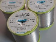 Neu! 3x 1,0kg Felder-Lötzinn - Sn100Ni+ 1,5mm - Wehrheim