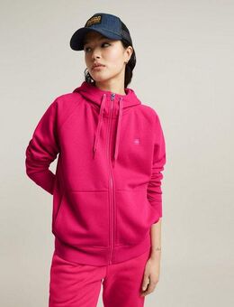 G-STAR Kapuzensweatjacke Premium core 2.1 hdd zip thru mit tonaler Logostickerei