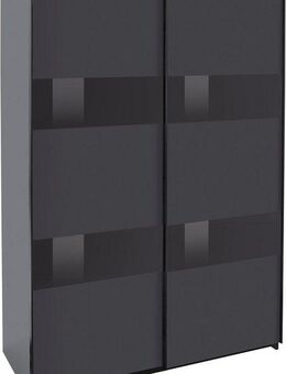 Wimex Schwebetürenschrank Altona mit Glaselementen und zusätzlichen Einlegeböden