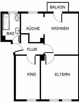 2-Zimmer-Wohnung in Gelsenkirchen Hassel - Gelsenkirchen
