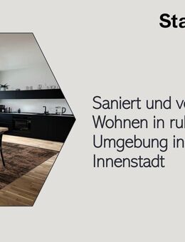 Saniert und vollmöbliert! Wohnen in ruhiger Umgebung in Dortmunds Innenstadt - Dortmund