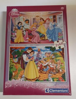 originalverpacktes Disney Princess Puzzle zu verkaufen 2x60 Teile - Walsrode