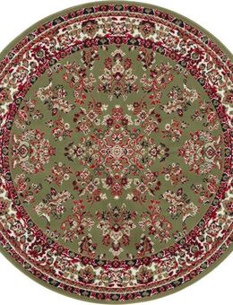 HANSE Home Teppich Halton, rund, Höhe: 8 mm, Kurzflor, Orient Optik, mit Bordüre, robust, pflegeleicht, gekettelt