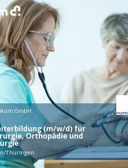 Arzt in Weiterbildung (m/w/d) für Gelenkchirurgie, Orthopädie und Unfallchirurgie - Mühlhausen (Thüringen)