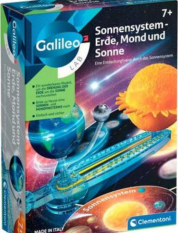 Clementoni® Experimentierkasten Galileo Lab, Sonnensystem - Erde, Made in Europe