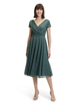 Vera Mont Cocktailkleid Damen Cocktailkleid im Glitzer-Look Stoff