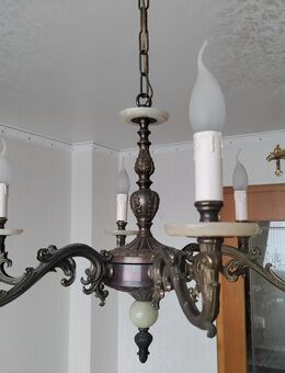 Kronleuchter Bronze 6armig Vintage Deckenlampe Lampe Lüster - Aachen