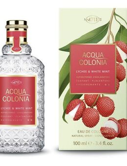 4711 Eau de Cologne 4711 Acqua Colonia LYCHEE & WHITE MINT EAU DE COLOGNE NATURAL SPRAY, 1-tlg., Frischer Duft mit Litschi und Minze, elegant und für alle Anlässe.