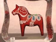Dalapferd / Darlanapferd aus Bleikristall rot - Felsberg