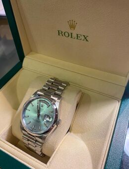 Rolex ICE Blue Oyster Perpetual Day Date -Platin - Hamburg Altona