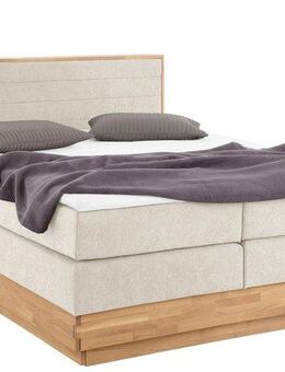 Home affaire Boxspringbett Cavan, Eiche, inkl. Bettkasten & Topper, verschiedene Härtegrade (auch H4)