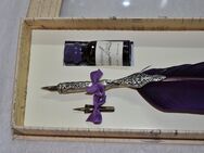 Kalligraphie Set 0136 violett mit Holzschreibfeder und 10 ml Tinte  in einer Geschenkbox - Aschaffenburg
