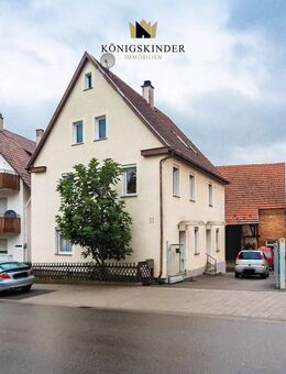 Historisches Wohnjuwel von 1906 mit modernem Ausbau, Scheune und Hof - viel Platz für Ideen - Schwieberdingen