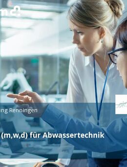 Fachkraft (m,w,d) für Abwassertechnik - Renningen