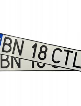 Autokennzeichen KFZ Kennzeichen für Sammler oder Showzwecke original geprägt Rumänien Set 5673 - Wuppertal