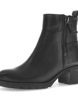 Gabor St. Tropez Stiefelette, Blockabsatz, Boots mit Zierreißverschluss außen, G-Weite