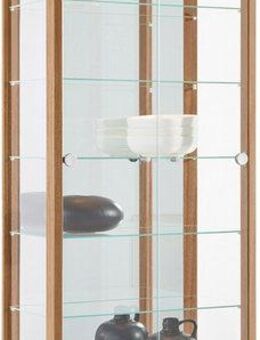 fif möbel Vitrine OPTIMA Standvitrine/Glasvitrine 2x Glastür,perfekt für Sammler,Sammlervitrine