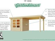 Karibu Gartenhaus Verkaufshaus 1 naturbelassen, BxT: 265x182 cm, aus hochwertiger nordischer Fichte