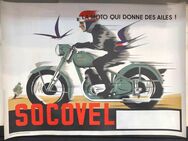 Altes Reklame Plakat Motorrad Socovel Orig Vintage Poster 1940 - Köln