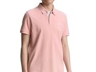 TOM TAILOR Poloshirt mit Knopfleiste und Logo