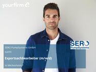 Exportsachbearbeiter (m/w/d) - Meckesheim