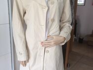 Trenchcoat beige, rosa-gelbes Futter, mit Gürtel, Größe 38, klasse - Ibbenbüren