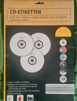 50 Stck. CD Etiketten (25 Blatt) - Kiel