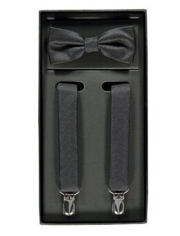 LERROS Hosenträger LERROS Hosenträger und Fliege *Jacquard*