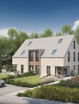 Neubau von zwei modernes Twin Häusern - Hamburg