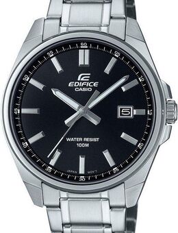 CASIO EDIFICE Quarzuhr EFV-150D-1AVUEF, Armbanduhr, Herrenuhr, bis 10 bar wasserdicht, Datum, Edelstahlarmband