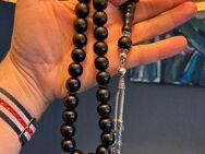 TesbihBid Kettenanhänger Schwarz Faturan (Faturan Bakalite Tasbih Namaz Tasbeeh Amber Sandalous, 33-tlg, Special, Misbaha Tesbih Tasbih Tasbeeh subha islam 33)