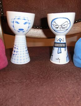 RITZENHOFF Designer Eierbecher/ NEU/ Serie Friends/ + Eierwärmer - Duisburg