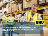 Duales Studium zum Bachelor of Arts (B.A.) Fachrichtung Industrie (m/w/d) mit Start zum 01.10.2025 - Bühl