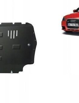 Stahl Motorabdeckung Unterfahrschutz Audi A3 8P 8PA 8P7 03-2008 Umrüstung mit Anbaumaterial Set - Wuppertal