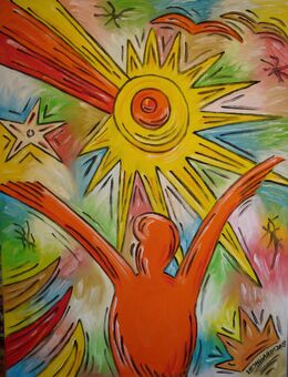 Ölbild, Ölmalerei, Ölgemälde, Öl auf Leinwand, Öl, Abstrakt - Dreieich