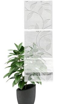 HOME WOHNIDEEN Magnetrollo RANA, mit Stangendurchzug, MAGNETROLLO,BAMBUSOPTIK,AUSBRENNER