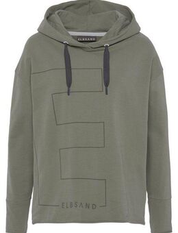 Elbsand Kapuzensweatshirt Dea, Hoodie mit Logodruck vorne