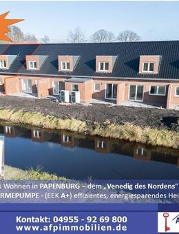 ***ACHTUNG: KP NEU KALKULIERT*** ***Modernes Reihenhaus in zentraler Lage von Papenburg*** - Papenburg