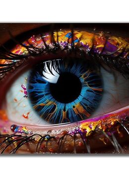 Wandbild auf Toilette 30x40cm HDF Wandbehang Dekoration Bild - Birkenfeld (Baden-Württemberg)