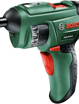 Bosch Home & Garden Akku-Bohrschrauber PSR Select, max. 210 U/min, (Set), mit Mikro USB Lader und integriertem Bit-Set