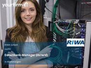 Datenbank-Manager (m/w/d) - Memmingen
