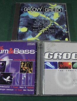 3 CD Groove, Ghetto, Drum & Bass - Oberhaching
