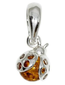 OSTSEE-SCHMUCK Kettenanhänger Ostsee-Schmuck Anhänger kleiner Marienkäfer (1-tlg)