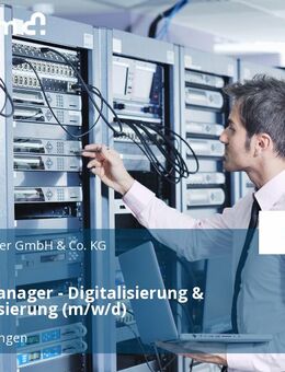 Prozessmanager - Digitalisierung & Automatisierung (m/w/d) - Herbrechtingen