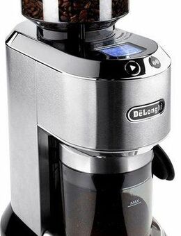 De'Longhi Kaffeemühle Dedica KG521.M, 150 W, Kegelmahlwerk, 350 g Bohnenbehälter, inkl. Siebträgeradapter