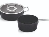 Fissler Topf-Set Adamant®, Aluminium (Set, 2-tlg., Bratentopf 24 + Stielkasserolle 18cm oD), Made in Germany