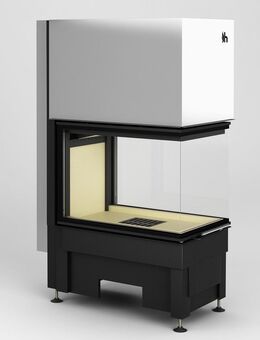 Kamineinsatz 🟡 VOLCANO 3PLUh 11KW Panorama U Kamin U-Form Ofen Heizeinsatz 3seitig Neu Hajduk LDF-Kamine - Strausberg